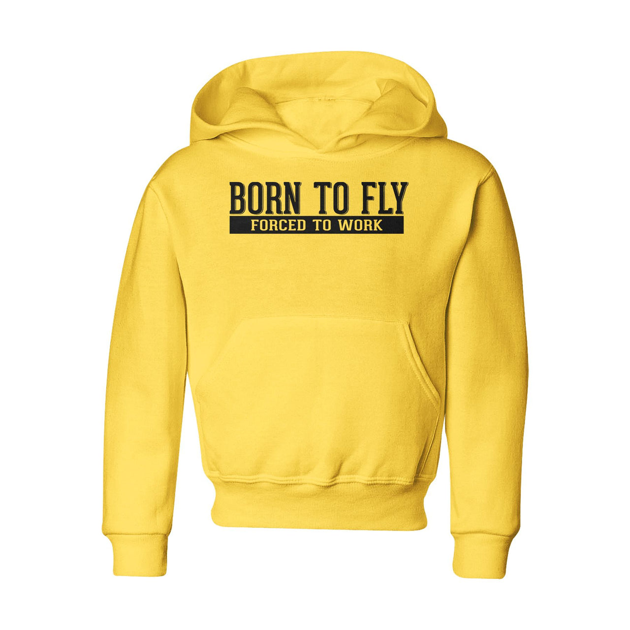 Born To Fly Forced To Work Designed "CHILDREN" Hoodies