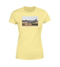 Thumbnail for Fighting Falcon F16 From Side Designed Women T-Shirts