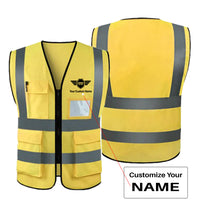 Thumbnail for Custom Name with Badge 5 Designed Reflective Vests