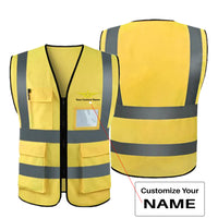 Thumbnail for Custom Name with Badge 3 Designed Reflective Vests