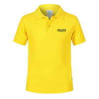 Thumbnail for Pilots They Know How To Fly Designed Children Polo T-Shirts