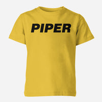 Thumbnail for Piper & Text Designed Children T-Shirts
