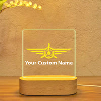 Thumbnail for Custom Name (Badge 3) Designed Night Lamp