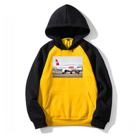 Thumbnail for Swiss Airlines Bombardier CS100 Designed Colourful Hoodies