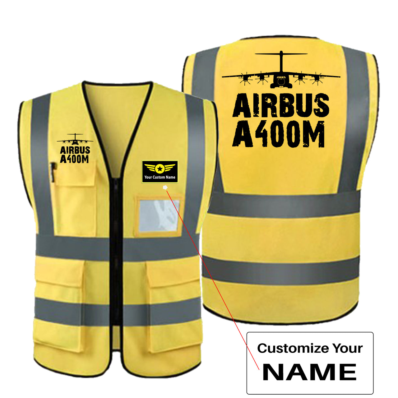 Airbus A400M & Plane Designed Reflective Vests
