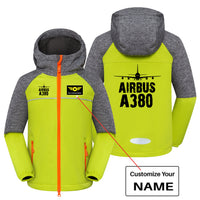Thumbnail for Airbus A380 & Plane Designed Children Polar Style Jackets