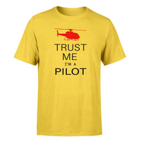 Thumbnail for Trust Me I'm a Pilot (Helicopter) Designed T-Shirts