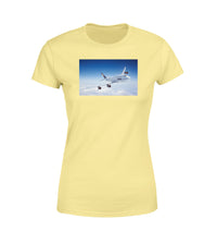 Thumbnail for Cruising Lufthansa's Boeing 747 Designed Women T-Shirts