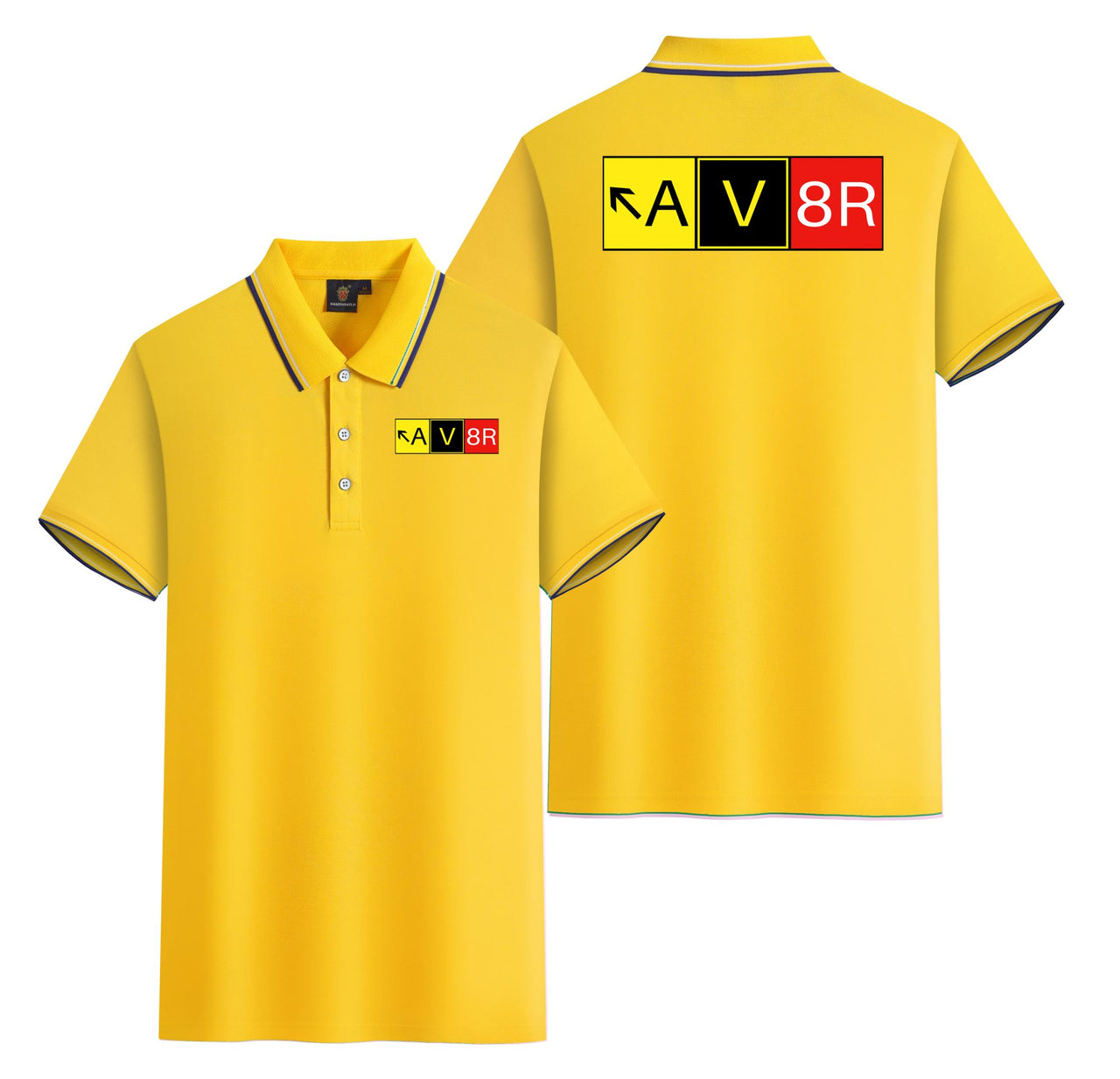 AV8R Designed Stylish Polo T-Shirts (Double-Side)