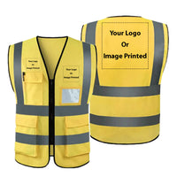 Thumbnail for CUSTOM (THREE) Logos Designed Reflective Vests