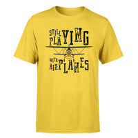 Thumbnail for Still Playing With Airplanes Designed T-Shirts