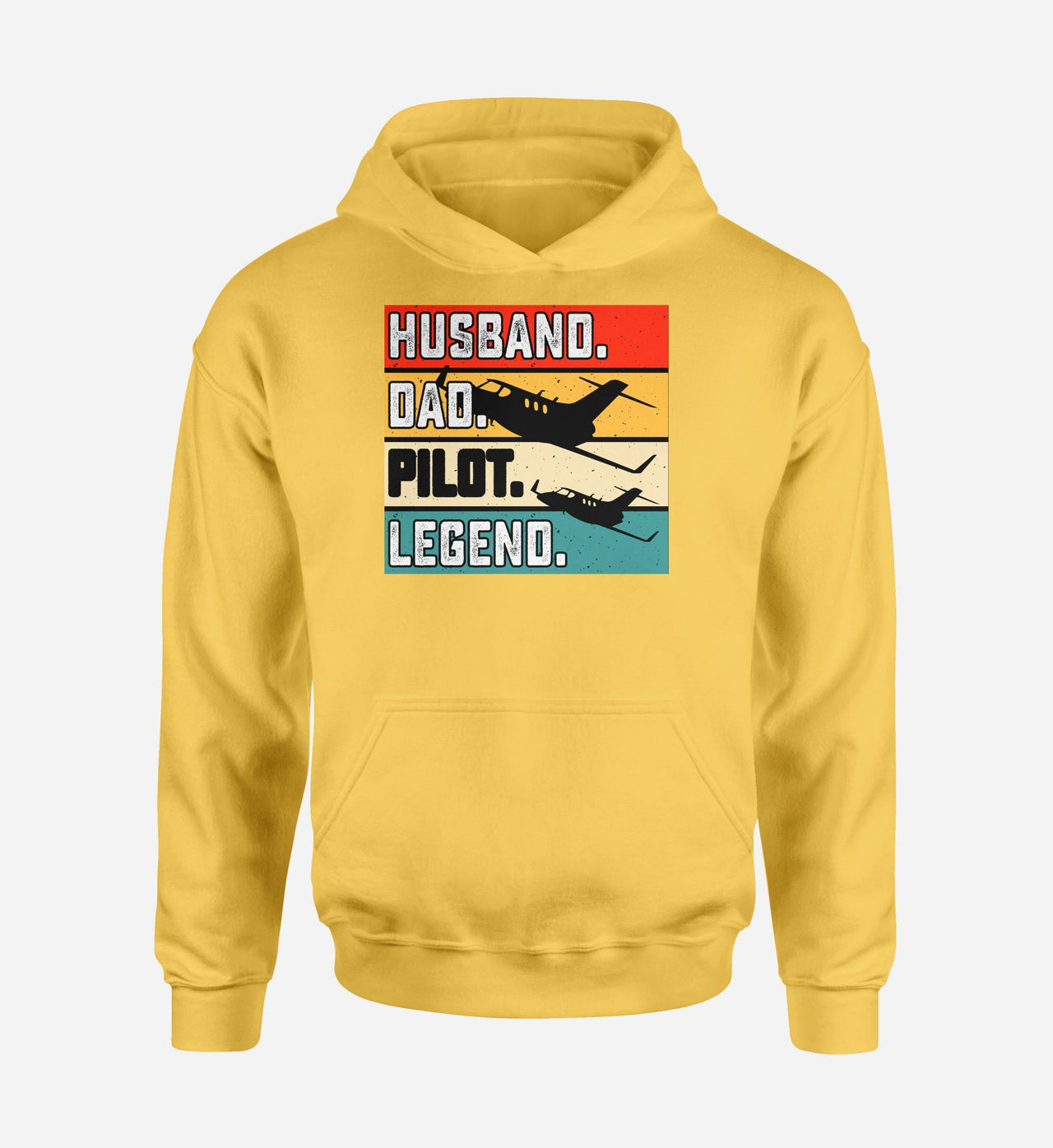 Husband & Dad & Pilot & Legend Designed Hoodies