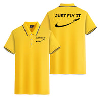 Thumbnail for Just Fly It 2 Designed Stylish Polo T-Shirts (Double-Side)