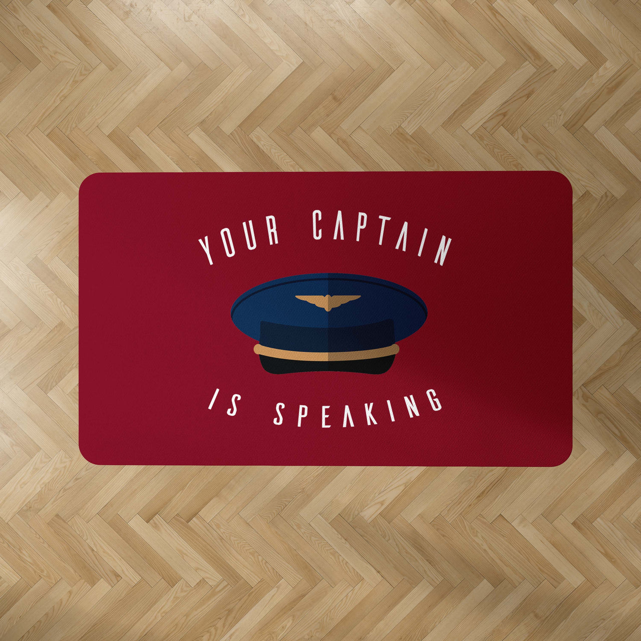 Your Captain Is Speaking Designed Carpet & Floor Mats