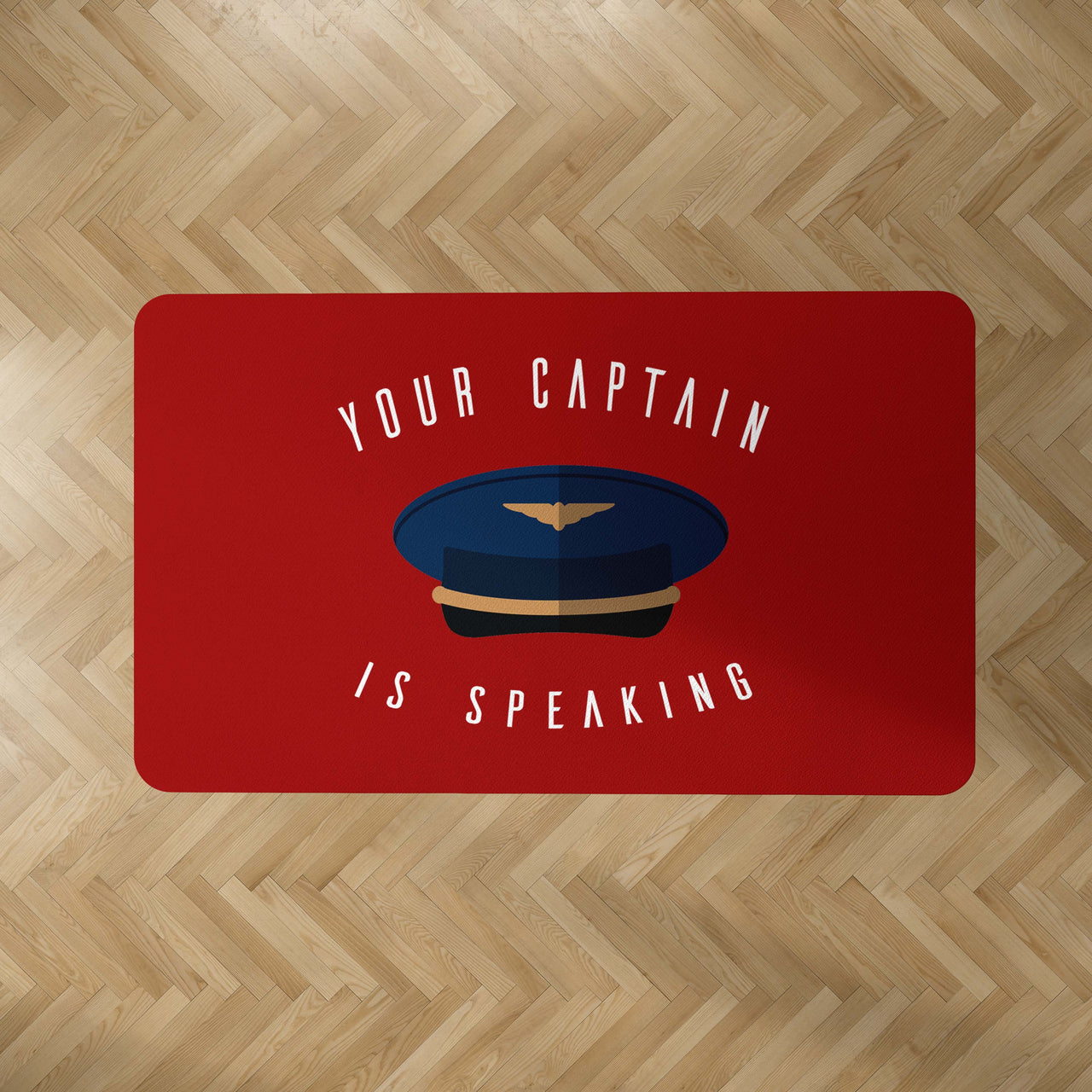 Your Captain Is Speaking Designed Carpet & Floor Mats