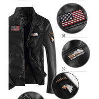 Thumbnail for Airborne Military PILOT Leather Bomber Jackets