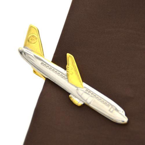 Airline Jet Aircraft Designed Tie Clips