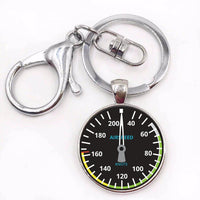 Thumbnail for Airplane Instrument Series (Airspeed) Key Chains