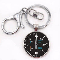 Thumbnail for Airplane Instrument Series (Vertical Speed) Key Chains