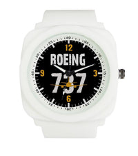 Thumbnail for Boeing 737 & Plane Designed Rubber Strap Watches