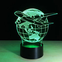 Thumbnail for Colour Changing 3D Airplane Shape Led Table Lamps