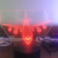 Thumbnail for Face to Face with 4 Engine Aircraft Designed 3D Lamp