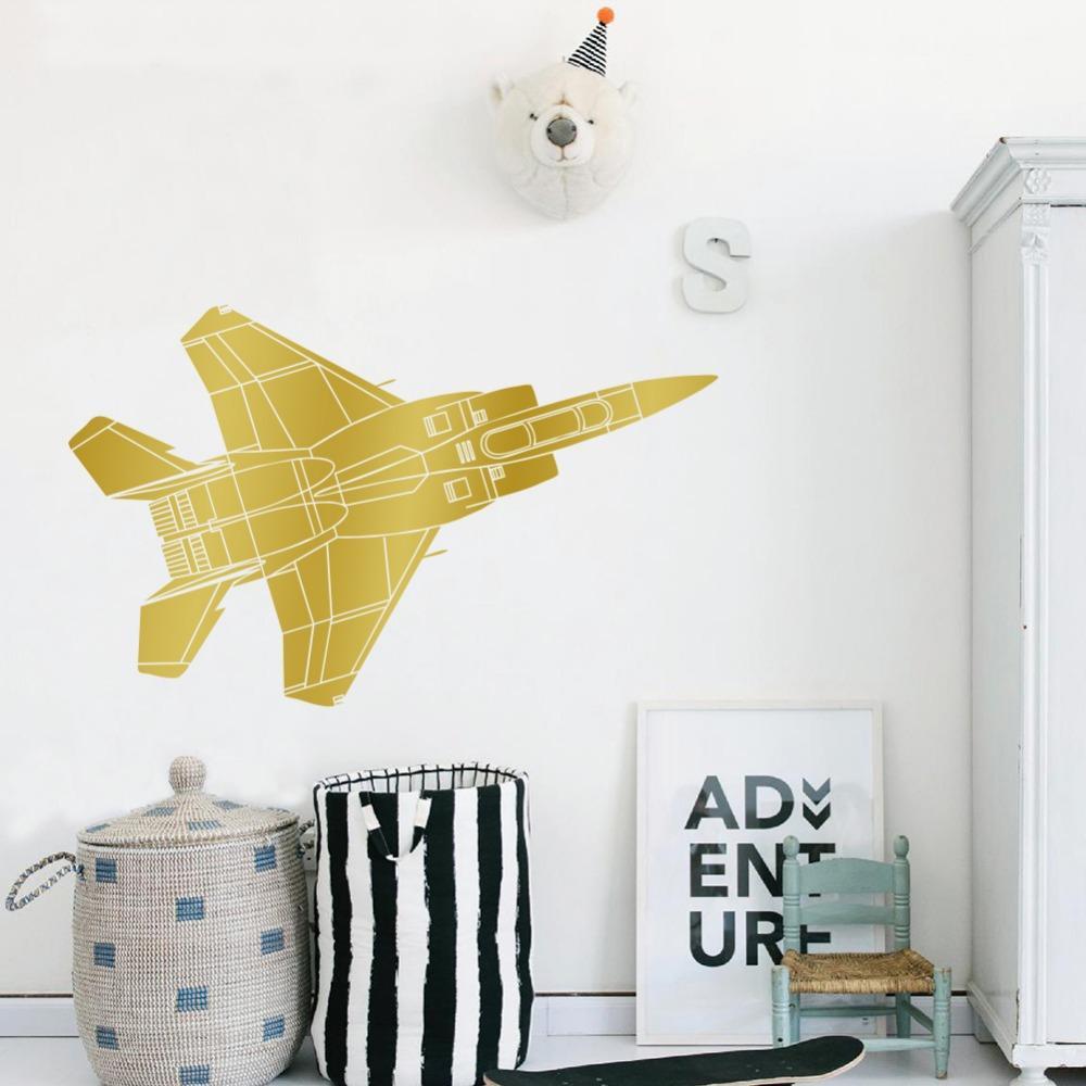 Fighter Jet Designed Wall Stickers