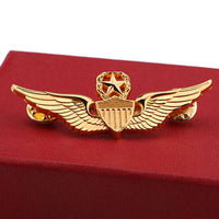 Thumbnail for Golden WWII USAF Designed Pilot Badge