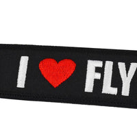 Thumbnail for I Love Flying Designed Key Chains