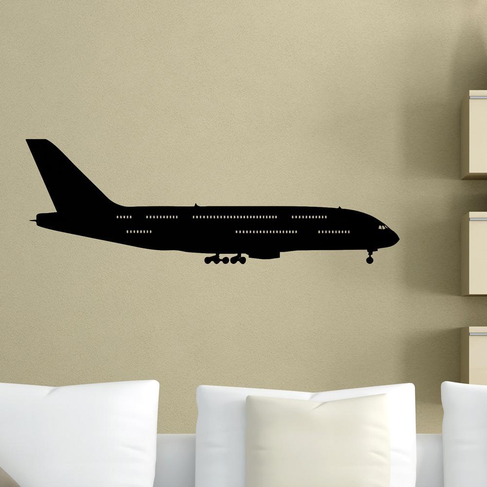 Landing Airbus A380 Designed Wall Stickers