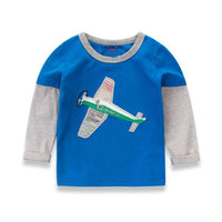 Thumbnail for Old Style Propellers Printed Babies & Kids Long Sleeve T-Shirts