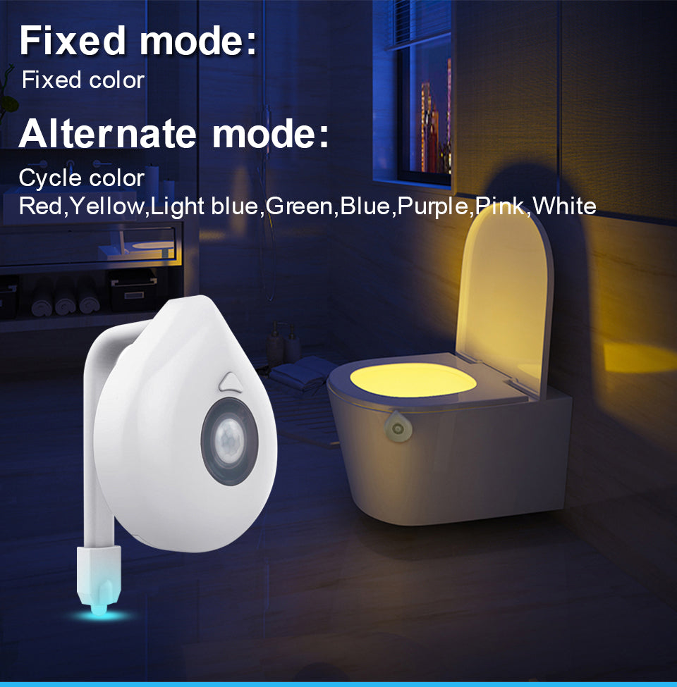 Super Cool LED Night Light for Toilet Seat (8 Different Colours)