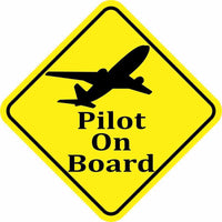 Thumbnail for Pilot On Board Designed Super Cool Stickers