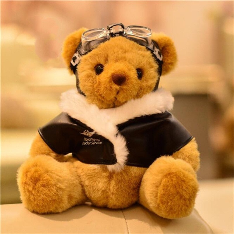 Top Quality (25cm) Funny Pilot Teddy Bear
