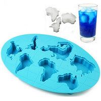 Thumbnail for World Continent Shape Ice Mold