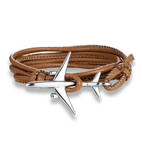 Thumbnail for (Edition 3) Boeing 777 Airplane Designed Leather Bracelets