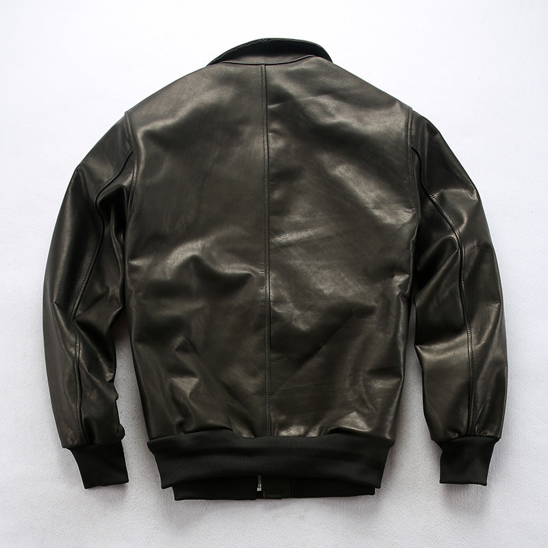 Flying Tigers Patch Designed Genuine Leather Pilot Jackets