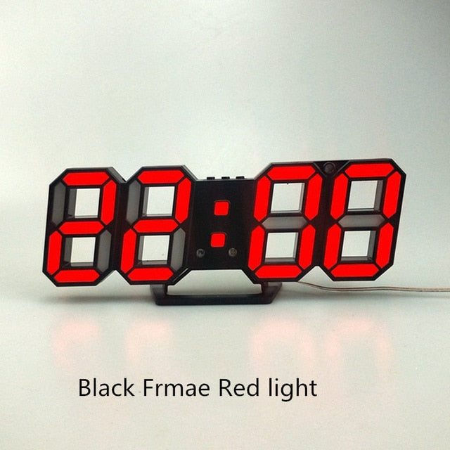 3D LED Digital Style Table & Wall Clocks
