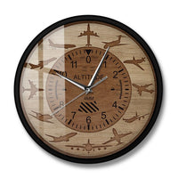Thumbnail for Amazing Altitude & Airplane Silhouettes Designed Wall Clocks