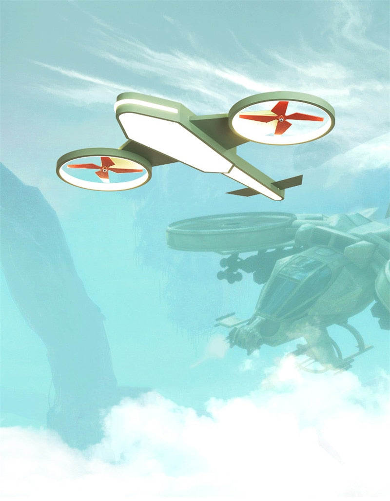 Futuristic Ceiling Type Airplane Shape Wall Lamp