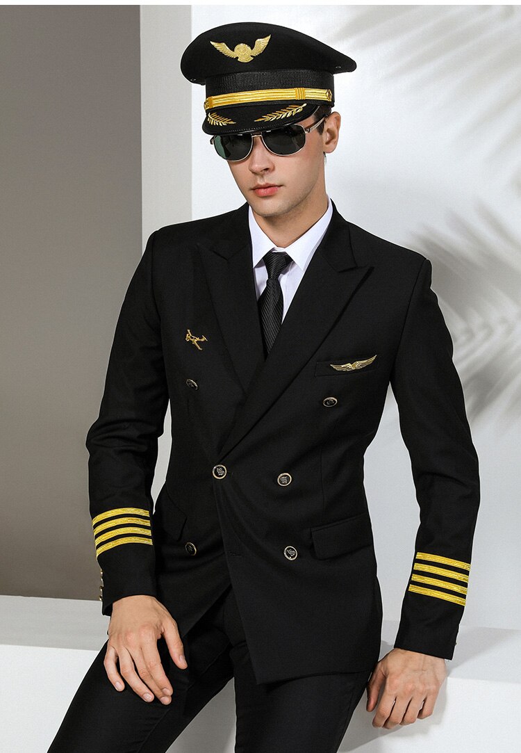 4 Lines Airline Pilot Suit Jackets & Coats