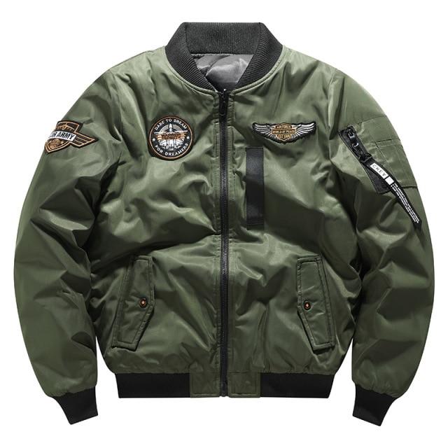Super Thick MA1 Air Force Themed Bomber Jackets