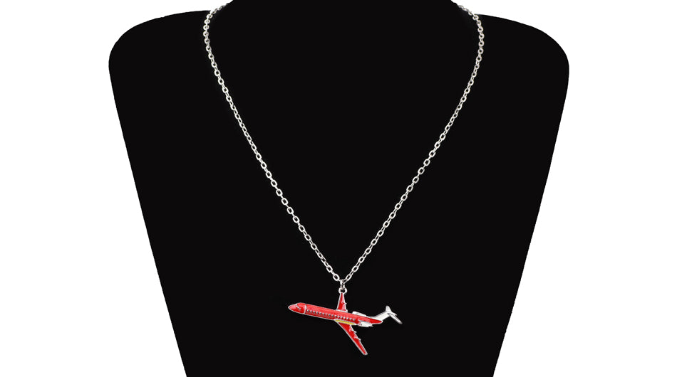 Colourful Airplane Shape Designed Necklaces