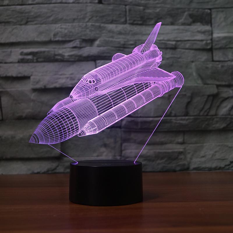 Space Shuttle Designed 3D Lamp Pilot Eyes Store 