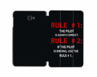 Thumbnail for Rule 1: Pilot is Always Correct Designed Samsung Cases