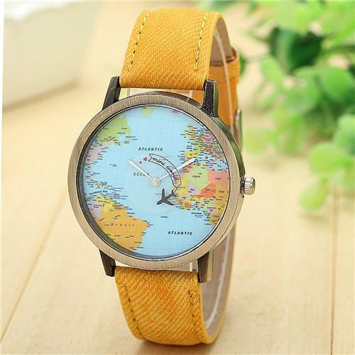Travel the World By Plane Watches