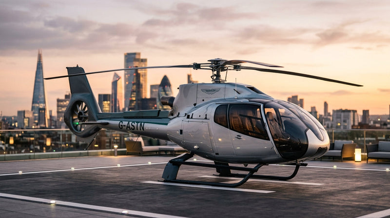 Airbus Hands Over Japan's First ACH130 Aston Martin Edition Helicopter To Hospitality Brand NOT A HOTEL