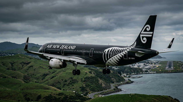 Air New Zealand A321 Aborts Wellington Landing in Wind Shear