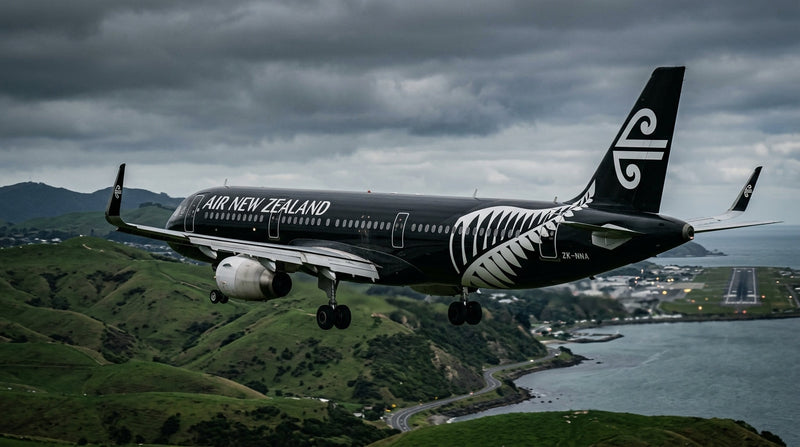 Air New Zealand A321 Aborts Wellington Landing in Wind Shear