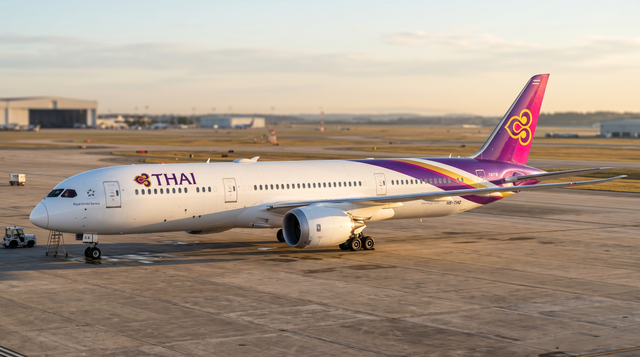 Thai Airways Takes First GE-Powered Boeing 787-9